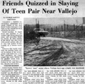 Vallejo newspaper headline
